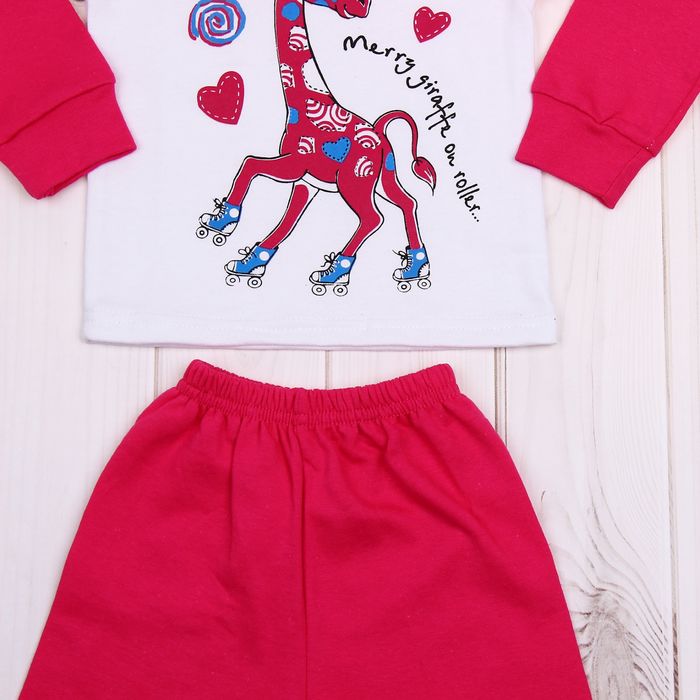 Пижама для девочки, рост 92 см (52), цвет МИКС (арт. 5296_М)