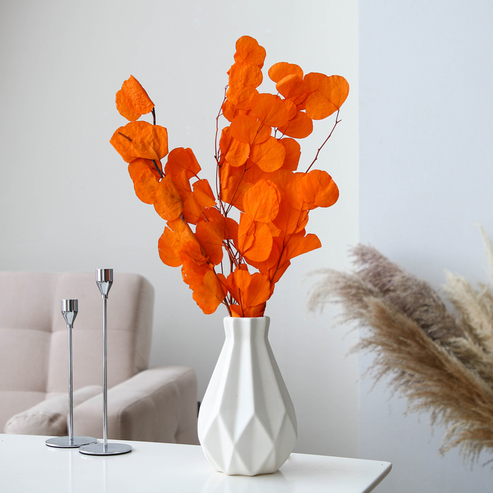 сухоцвет персикого дерева 50 г длина 70 см цвет оранжевый Сухоцвет персикого дерева, 50 г, длина — 70 см, цвет оранжевый