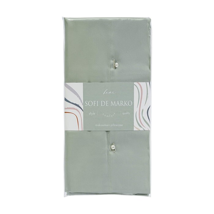 

Наволочка, размер 50х70 см, цвет бирюзовый