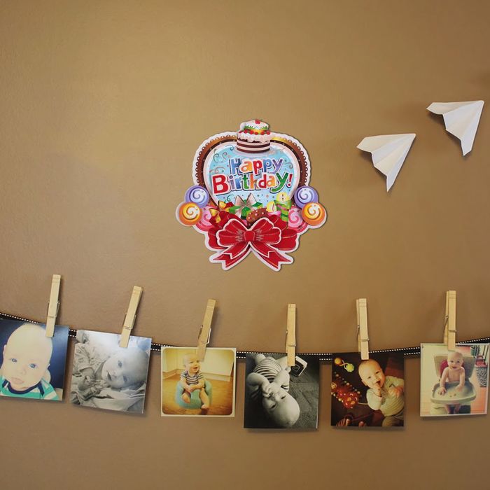 Плакат "С Днем Рождения", бант