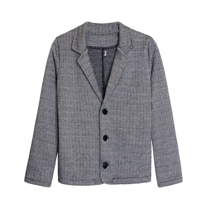 

Пиджак для мальчика, рост 134 см, цвет серый