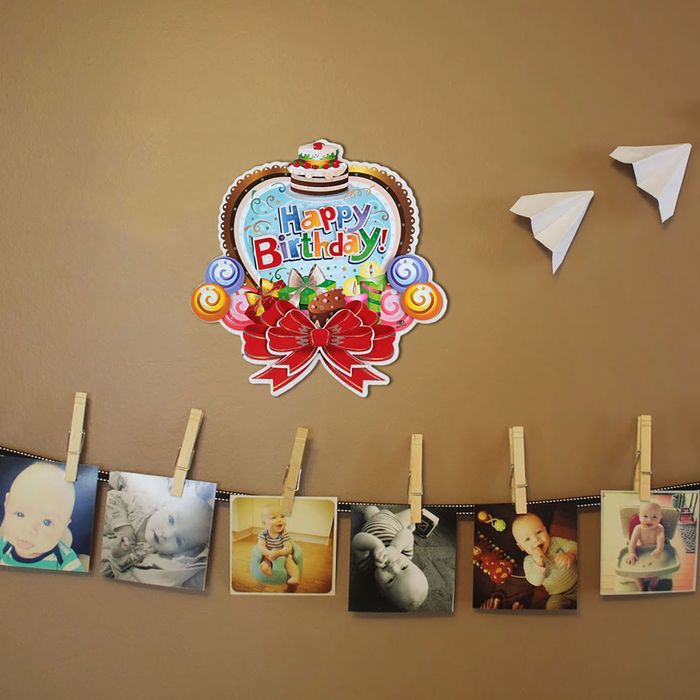 Плакат "С Днем Рождения", бант