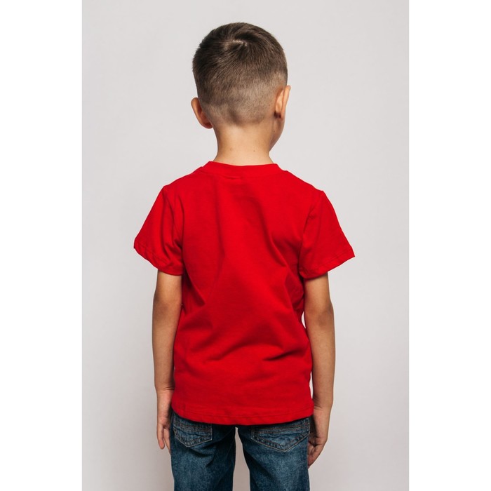 

Футболка для мальчика, рост 122 см, цвет красный