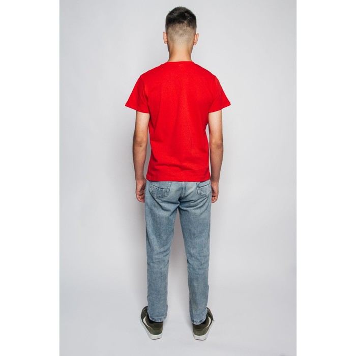 

Футболка для мальчика, рост 158 см, цвет красный