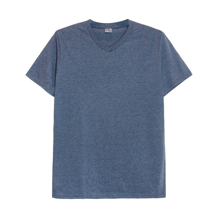 

Футболка мужская, размер 56, цвет индиго меланж