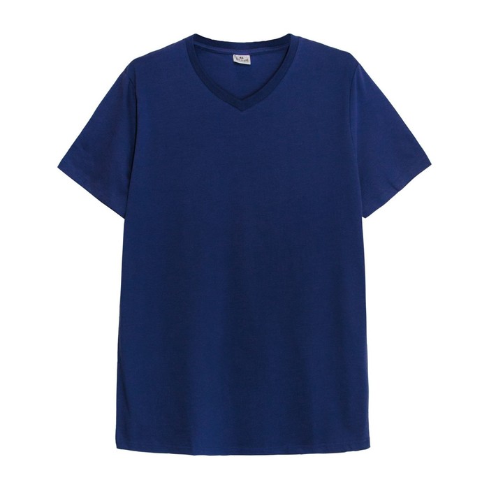 Футболка мужская, размер 58, цвет тёмно-синий рубашка мужская размер 58 цвет тёмно синий