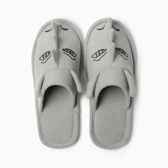 фото Тапочки женские дракон, р.37, серый tap moda