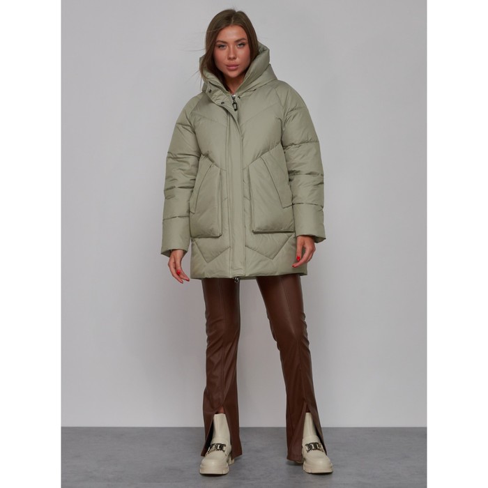 Куртка зимняя женская, размер 48, цвет светло-зелёный куртка женская размер 64 цвет светло зелёный