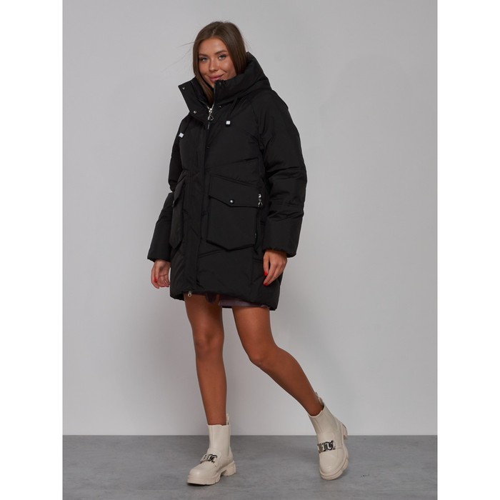 

Куртка зимняя женская, размер 48, цвет чёрный