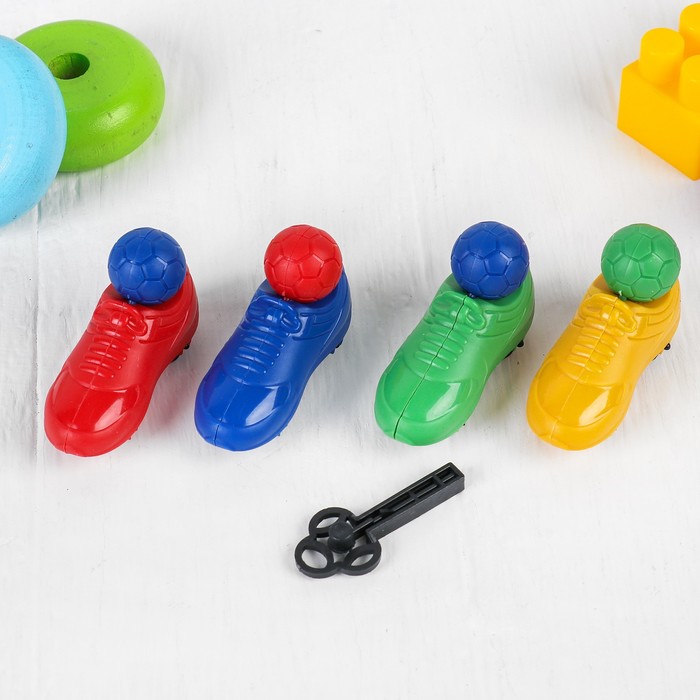 Стрелялка "Футбольный бутс", цвета МИКС