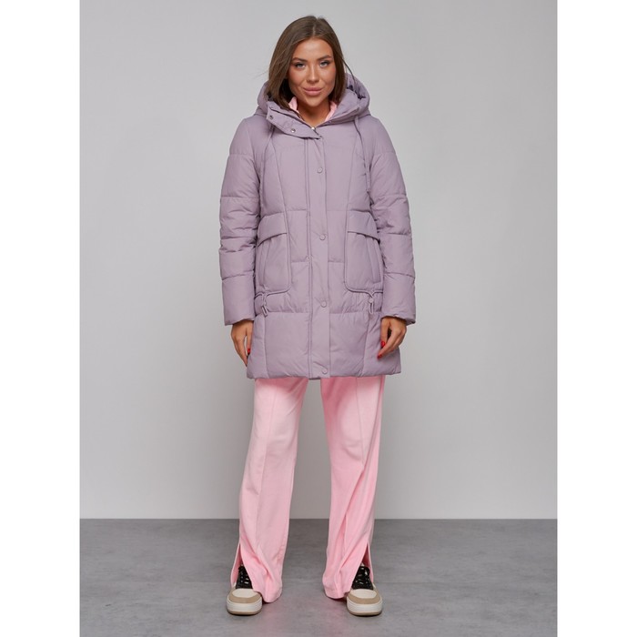 куртка женская зимняя modtex размер 52 васильковый Куртка зимняя женская, размер 52, цвет розовый