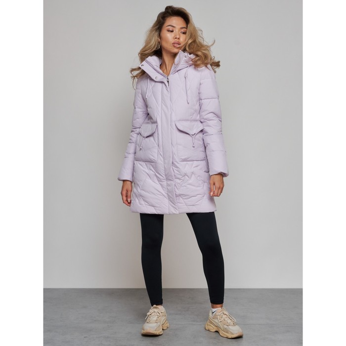 Куртка зимняя женская, размер 46, цвет фиолетовый