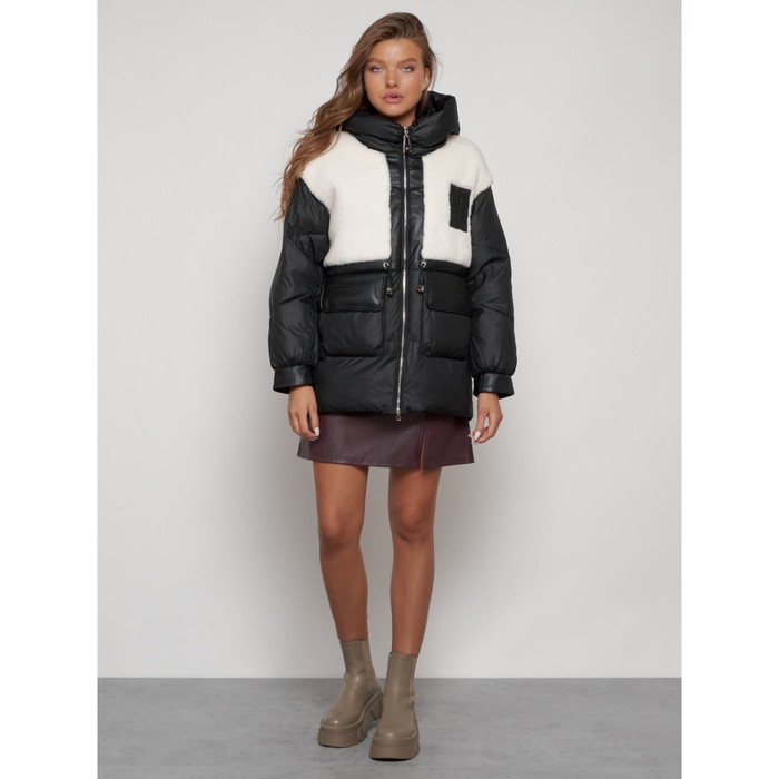 куртка женская зимняя modtex размер 54 черный Куртка зимняя женская, размер 54, цвет чёрный