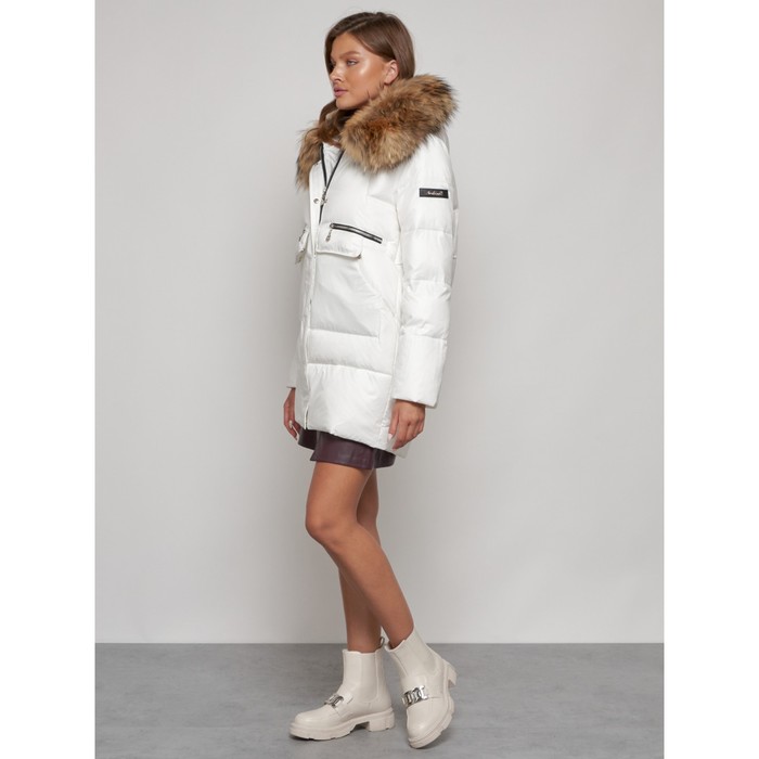 Куртка зимняя женская, размер 50, цвет белый