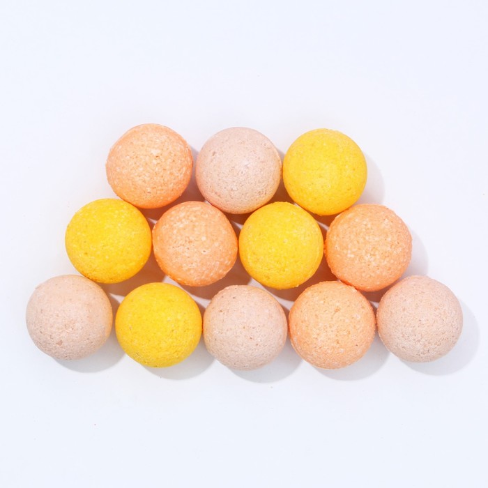 фото Набор бомбочек для ванны «согрею этой зимой!», 12 х 20 г, аромат мандарина чистое счастье