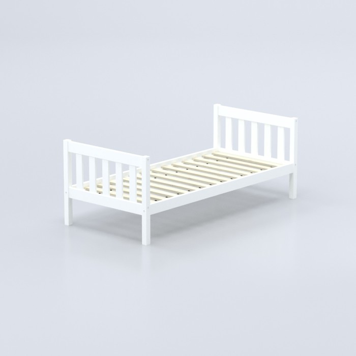 Кровать «Савушка-05», 1-ярусная, цвет белый, 90х200 см