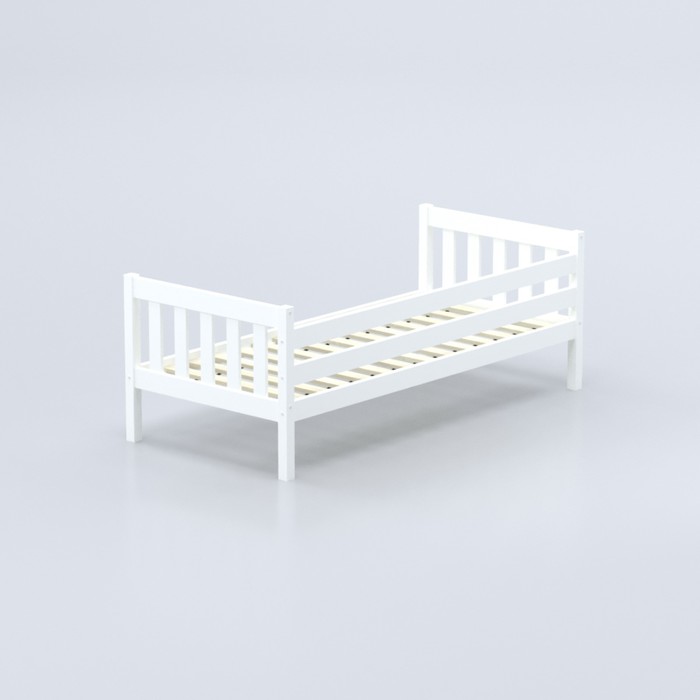 Кровать «Савушка-06», 1-ярусная, цвет белый, 90х200 см