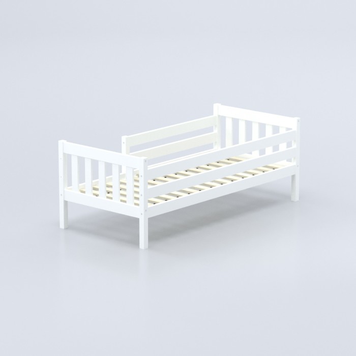 Кровать «Савушка-07», 1-ярусная, цвет белый, 90х200 см