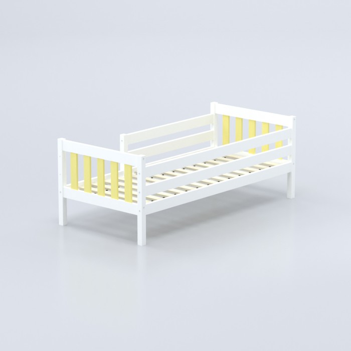 Кровать «Савушка-07», 1-ярусная, цвет жёлтый, 90х200 см