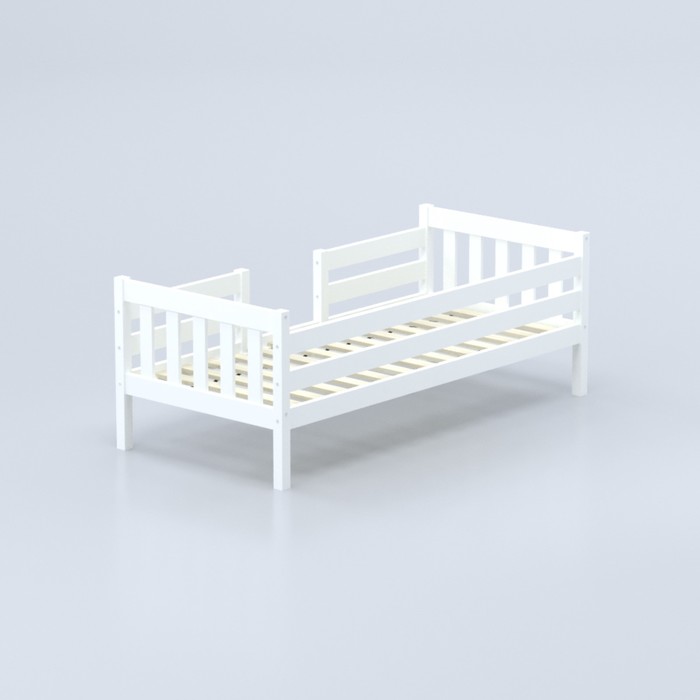 Кровать «Савушка-08», 1-ярусная, цвет белый, 90х200 см
