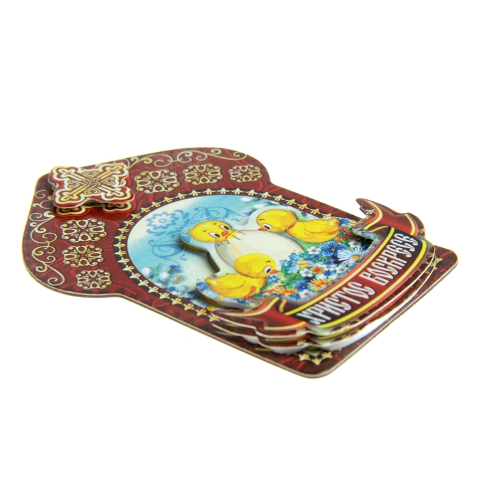 Многослойный магнит "Птенцы"