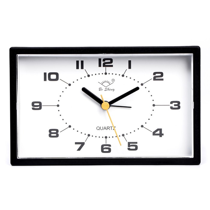 Часы - будильник настольные Классика, дискретный ход, 14.8 х 9 см, АА часы будильник настольные классика дискретный ход 12 х 8 5 см аа