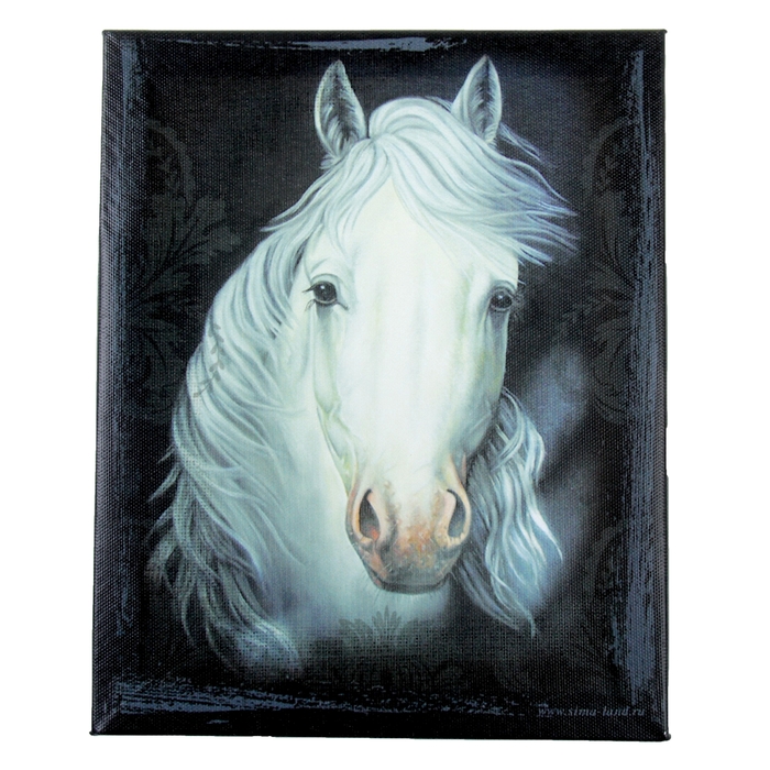 Картина на холсте "Лошадь" 25 х 20 см