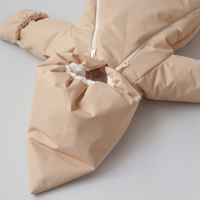 

Комбинезон зимний детский, рост 56-62 см, цвет бежевый