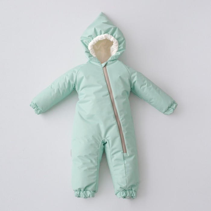 

Комбинезон зимний открытый детский, рост 86-92 см, цвет мята