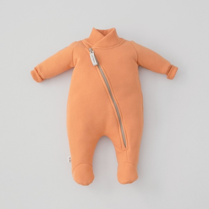 фото Комбинезон-поддёва детский, рост 56-62 см, цвет оранжевый kinderlitto