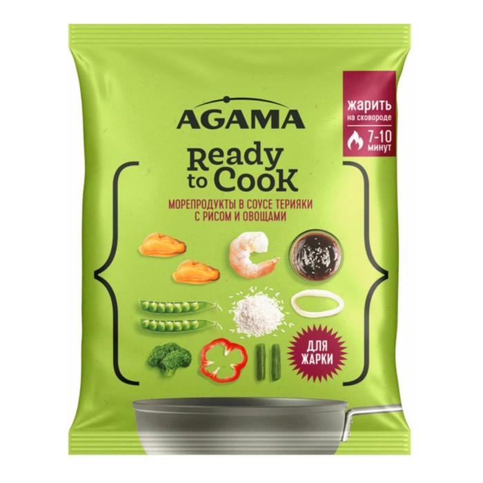 

Морепродукты рис терияки с/м 320г Agama