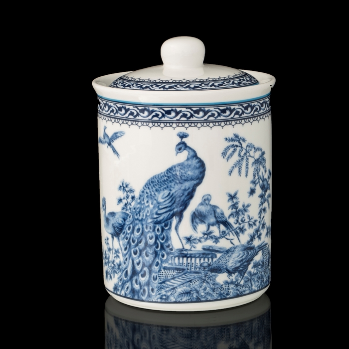 Набор из трех банок для хранения сыпучих продуктов "Райский сад", 775 мл