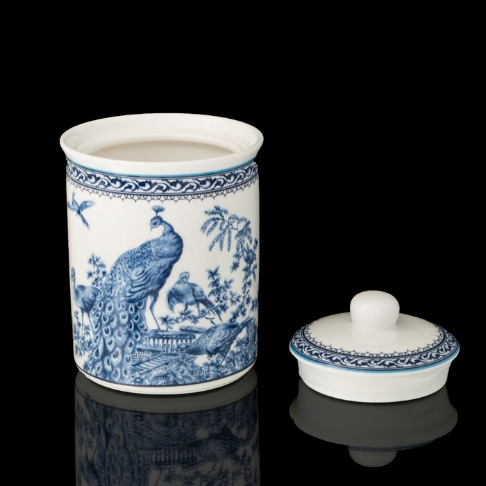 Набор из трех банок для хранения сыпучих продуктов "Райский сад", 775 мл