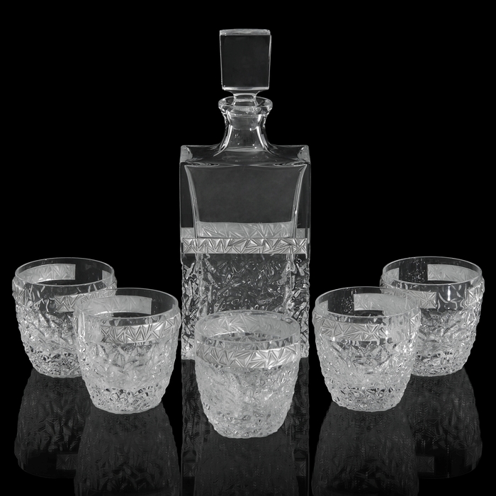 Набор для виски (декантер, 5 фужеров 300 мл.) &quot;Льдинка&quot;