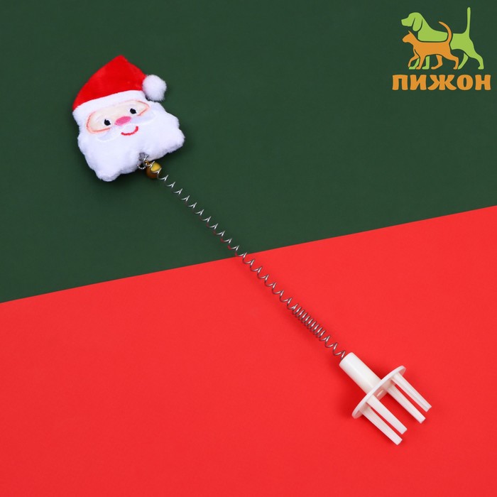 Игрушка-дразнилка с креплением на когтеточку Дед мороз trixie гамак для кошки с креплением на когтеточку ø 38 см бежевый коричневый