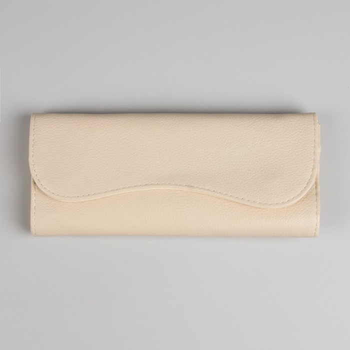 Набор кистей для макияжа, 9 предметов, на кнопке, цвет сливочный