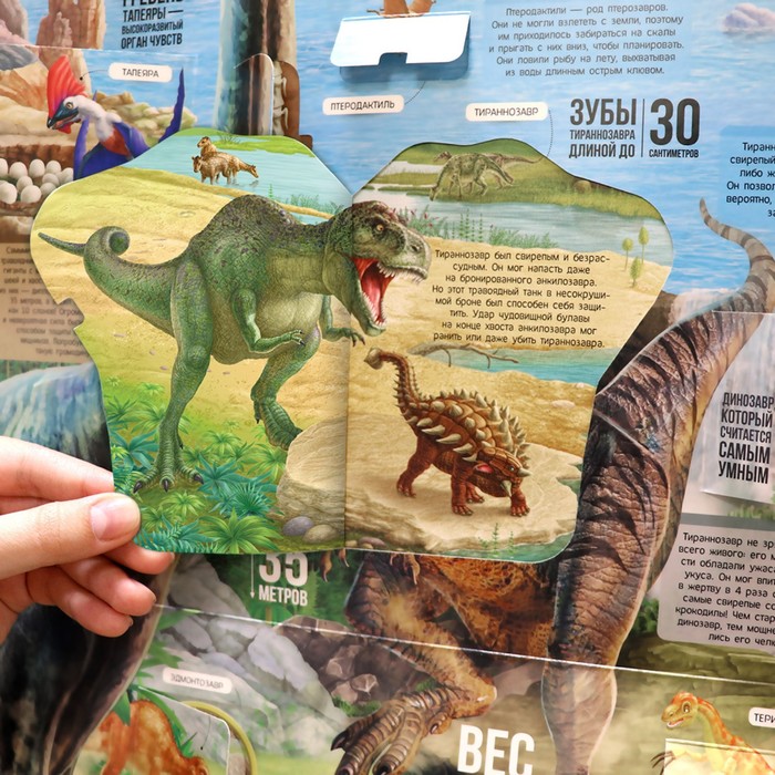 фото Плакат с окошками «динозавры» malamalama