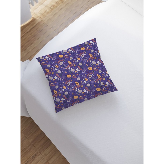 Наволочка декоративная на молнии, чехол на подушку «Самайн” 45х45 см