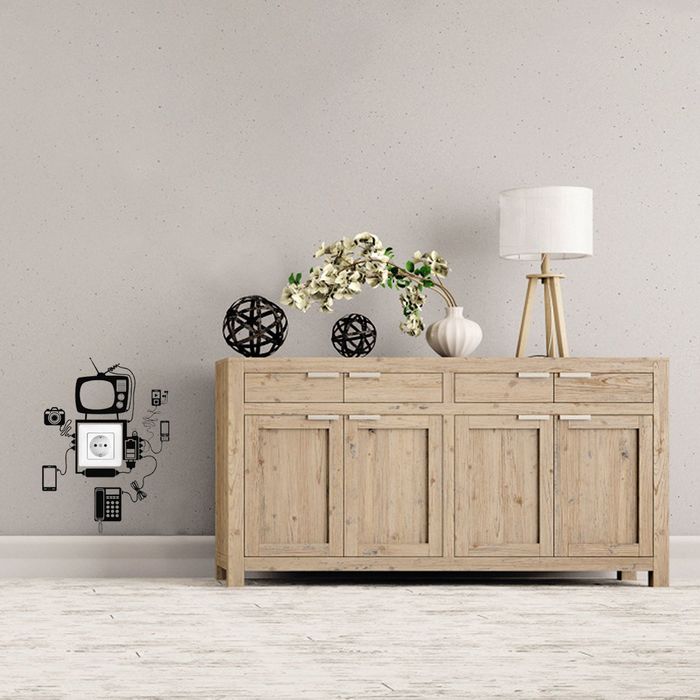 Наклейка интерьерная "Техника"