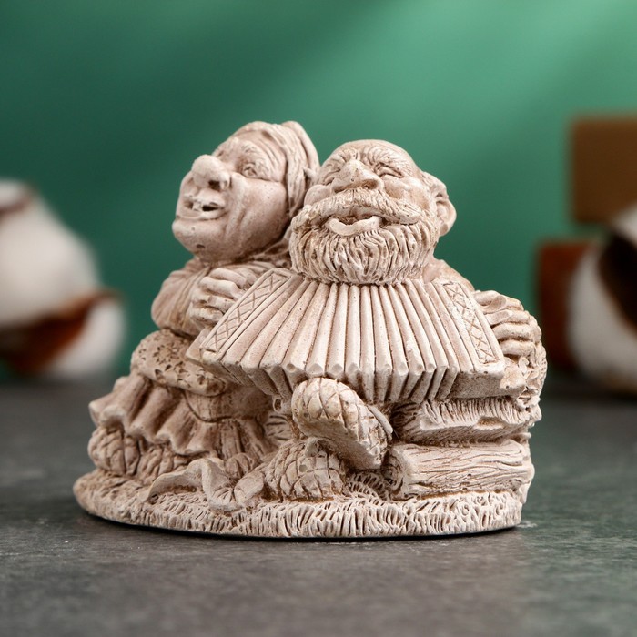 

Фигура "На завалинке" коричневая, 7х6х8см