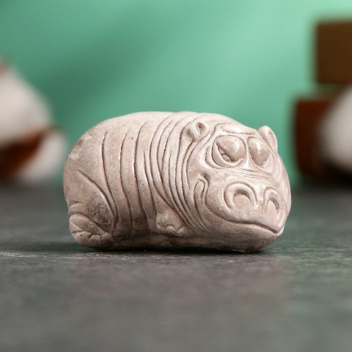 

Фигура "Бегемотик" коричневая, 5х3х3см