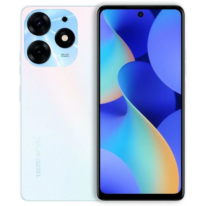 

Смартфон Tecno Spark 10 Pro, 6.8", 8 Гб, 256 Гб, 50 Мп, 32 Мп, 2 sim, 5000 мАч, NFC, белый