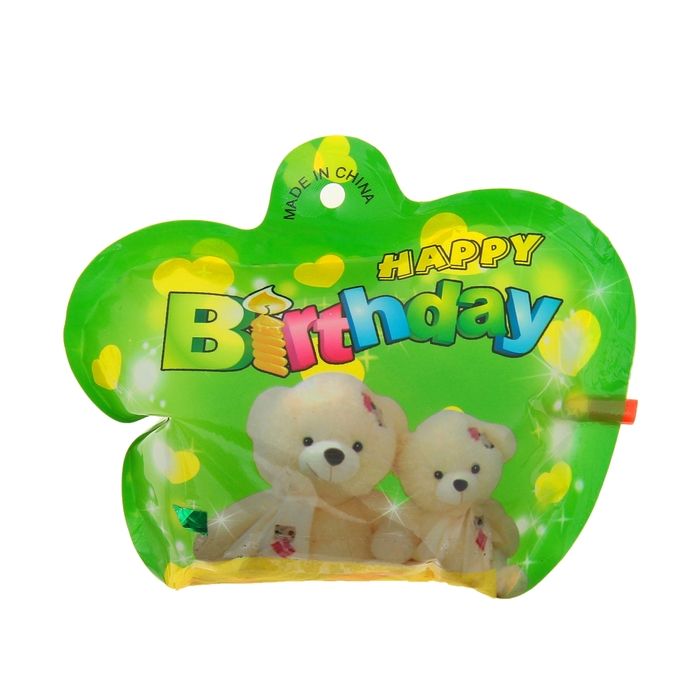 Конфетти "С днём рождения", цвета МИКС