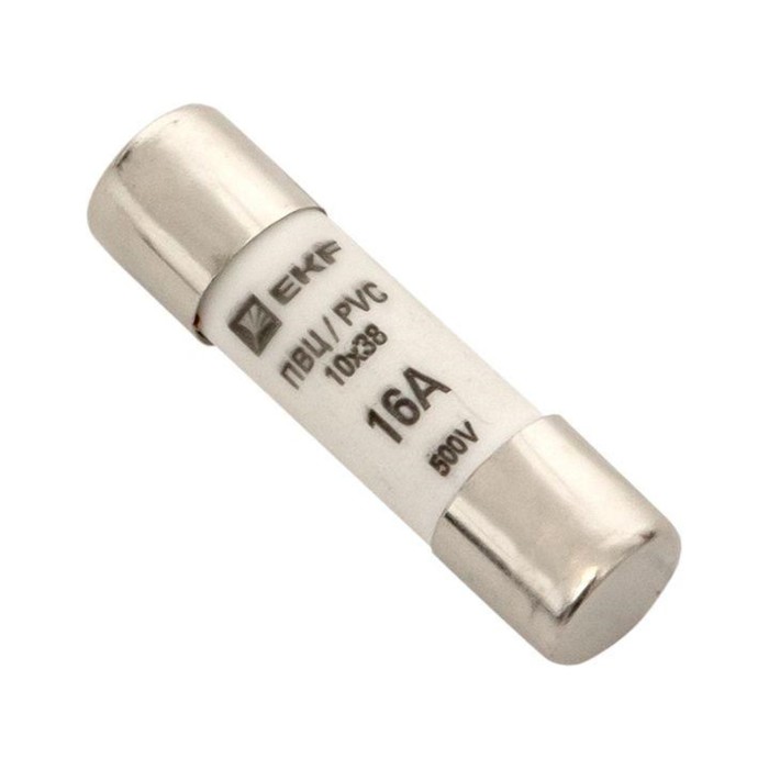 Вставка плавкая цилиндрическая ПВЦ 10х38 16А EKF pvc-10x38-16 28₽