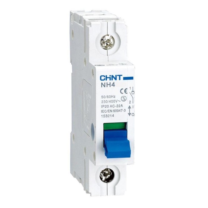 

Выключатель нагрузки 1п 100А NH4 (R) CHINT 398036