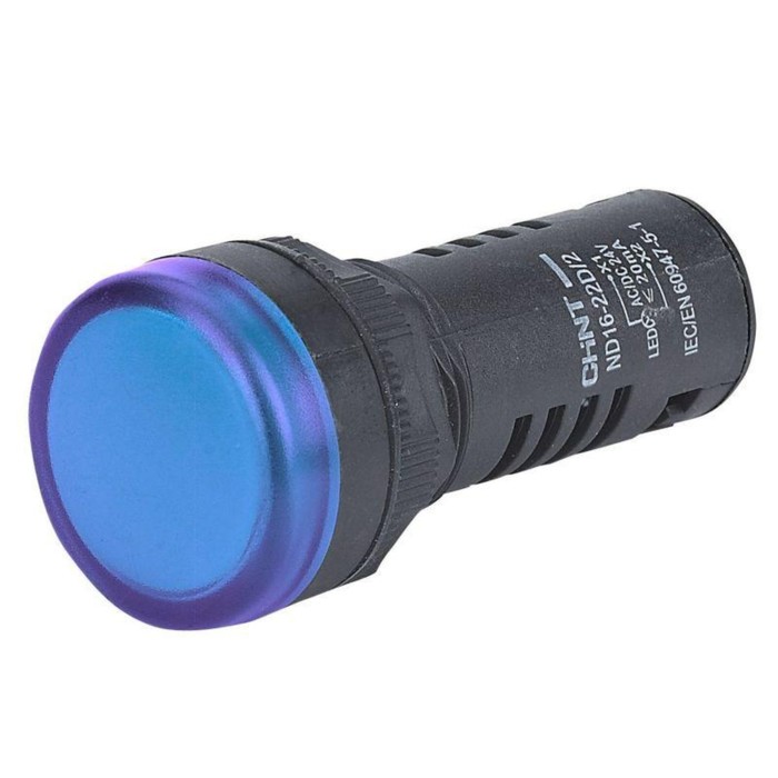 

Индикатор помехозащищенный ND16-22D/4K2 син. AC 230В (R) CHINT 146695