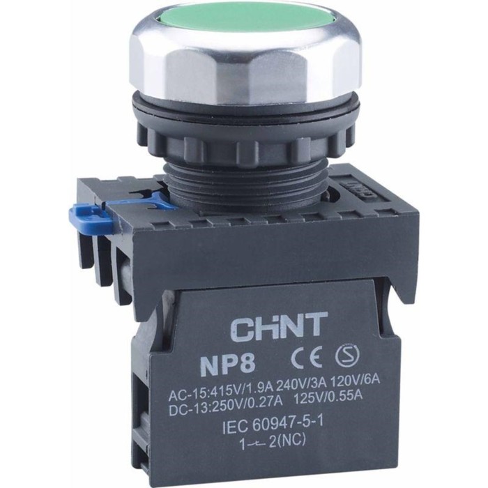 

Кнопка управления NP8-10BND 1НО зел. AC/DC 24В(LED) IP65 (R) CHINT 667240