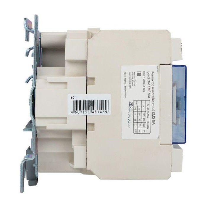 

Контактор КМЭ 50А 380В NO+NC EKF ctr-s-50-380