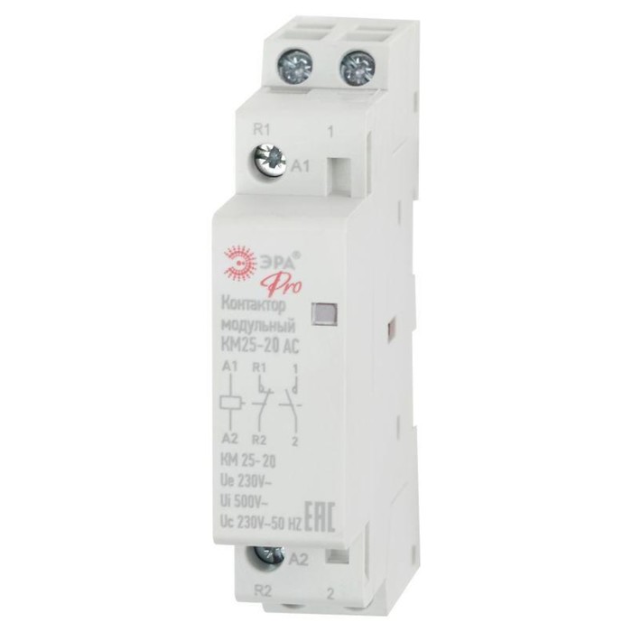 

Контактор модульный КМ25-20 AC PRO NO-902-292 ЭРА Б0049157
