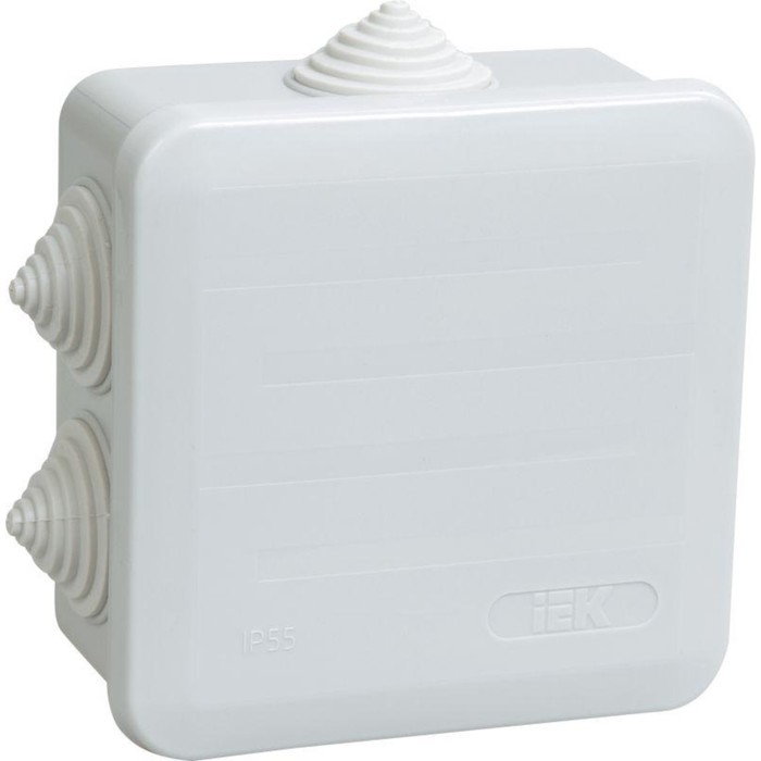 

Коробка распаечная ОП 100х100х50 IP44 КМ41255 IEK UKOZ11-100-100-050-K41-44